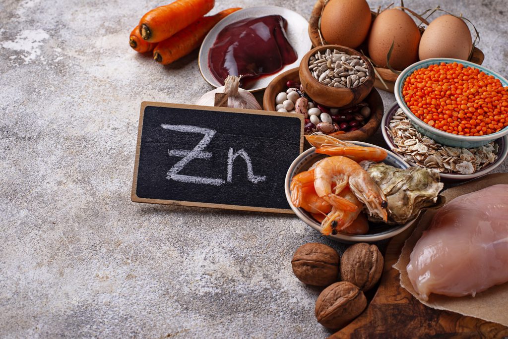 Cynk - dieta i produkty spożywcze